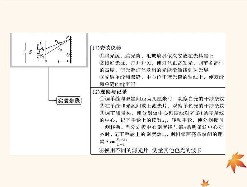 2023版高考物理一轮总复习第十五章实验十三用双缝干涉测量光的波长课件03