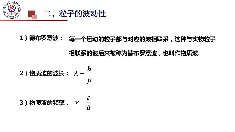 高中物理 选择性必修三 粒子的波动性和量子力学的建立 课件第4页