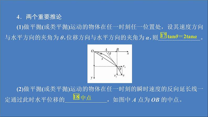 人教版(2019)高中物理必修第二册第5章抛体运动专题1平抛运动规律的应用课件07
