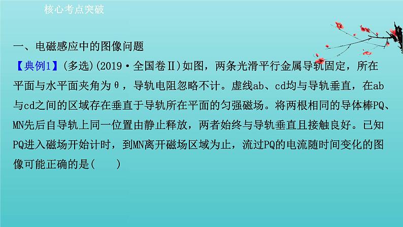 鲁科版高中物理选择性必修2第2章电磁感应及其应用阶段复习课课件05