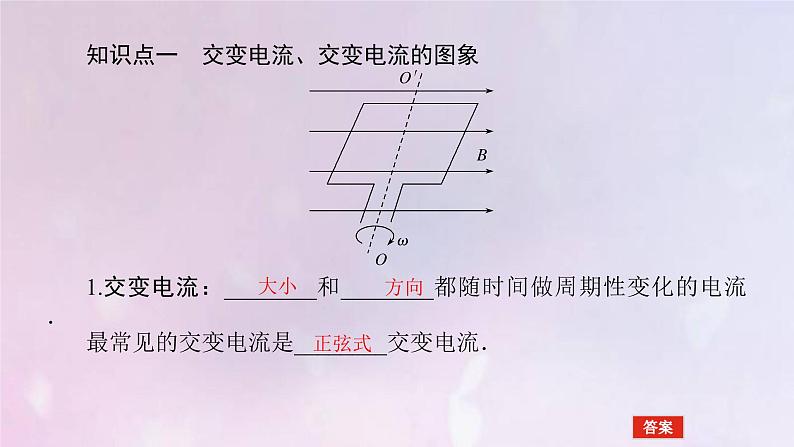 高考物理一轮复习11.1交变电流的产生和描述课件04