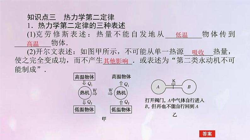 高考物理一轮复习12.3热力学定律与能量守恒定律课件第6页