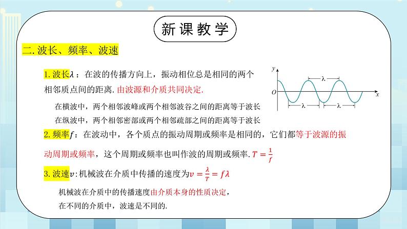 人教版（2019）高中物理选择性必修第一册 3.2《波的描述》课件PPT+教案+练习08