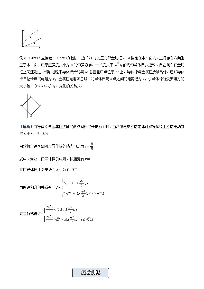 通用版高考物理二轮复习提升指导与精练18法拉第电磁感应定律及其应用含答案第2页