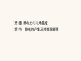 魯科版高中物理必修第三冊第1章靜電力與電場強度1靜電的產(chǎn)生及其微觀解釋課件