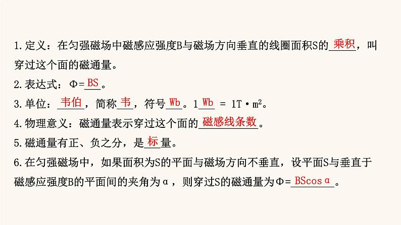 鲁科版高中物理必修第三册第5章初识电磁场与电磁波2电磁感应现象及其应用课件04