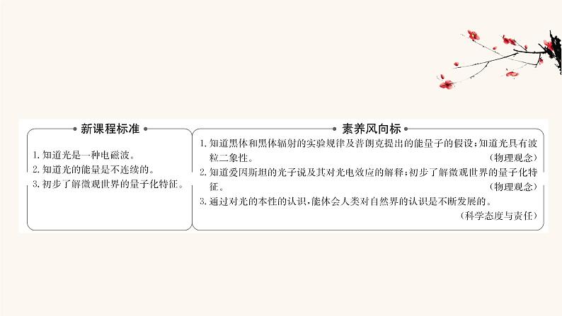 鲁科版高中物理必修第三册第5章初识电磁场与电磁波4初识光量子与量子世界课件02