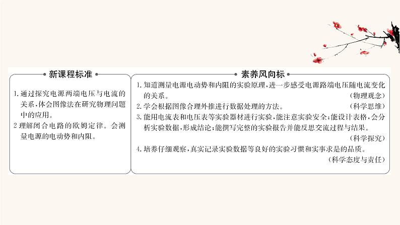 鲁科版高中物理必修第三册第4章闭合电路欧姆定律与科学用电2科学测量：电源的电动势和内阻课件02