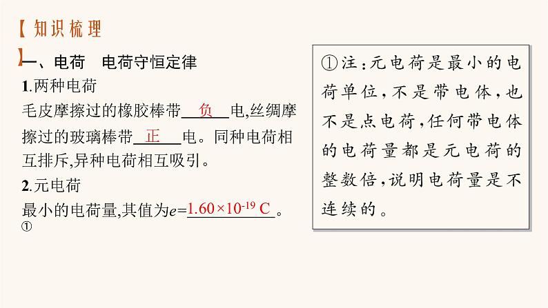 高考物理一轮复习第8章静电场第1节电场力的性质课件07