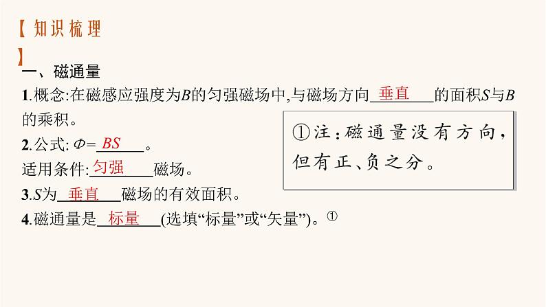 高考物理一轮复习第11章电磁感应第1节电磁感应现象楞次定律课件07