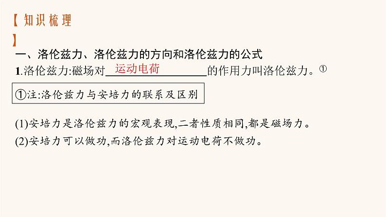 高考物理一轮复习第10章磁场第2节磁场对运动电荷的作用课件03