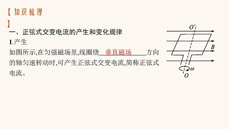 高考物理一轮复习第12章交变电流传感器第1节交变电流的产生及其描述课件第7页