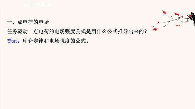 鲁科版高中物理必修第三册第1章静电力与电场强度4点电荷的电场匀强电场课件03