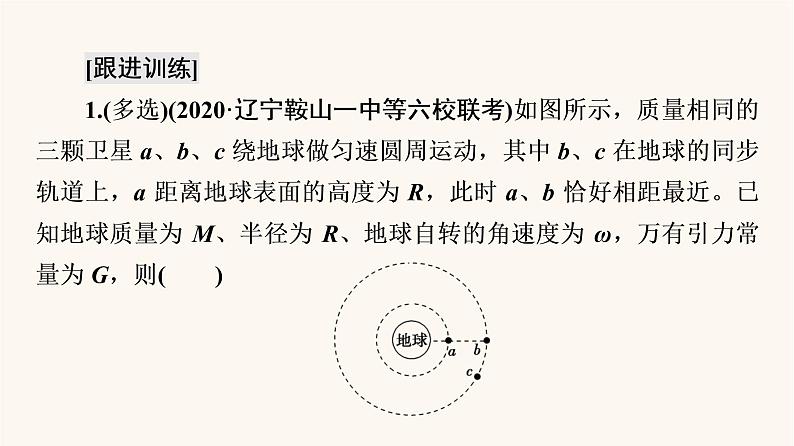 高考物理一轮复习第4章曲线运动万有引力与航天微专题5天体运动中的三类热点问题课件08