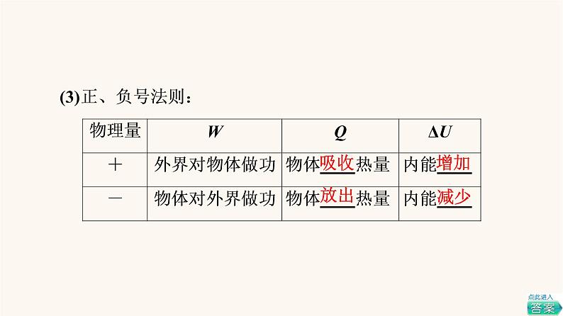 高考物理一轮复习第13章热学第3节热力学定律与能量守恒定律课件04