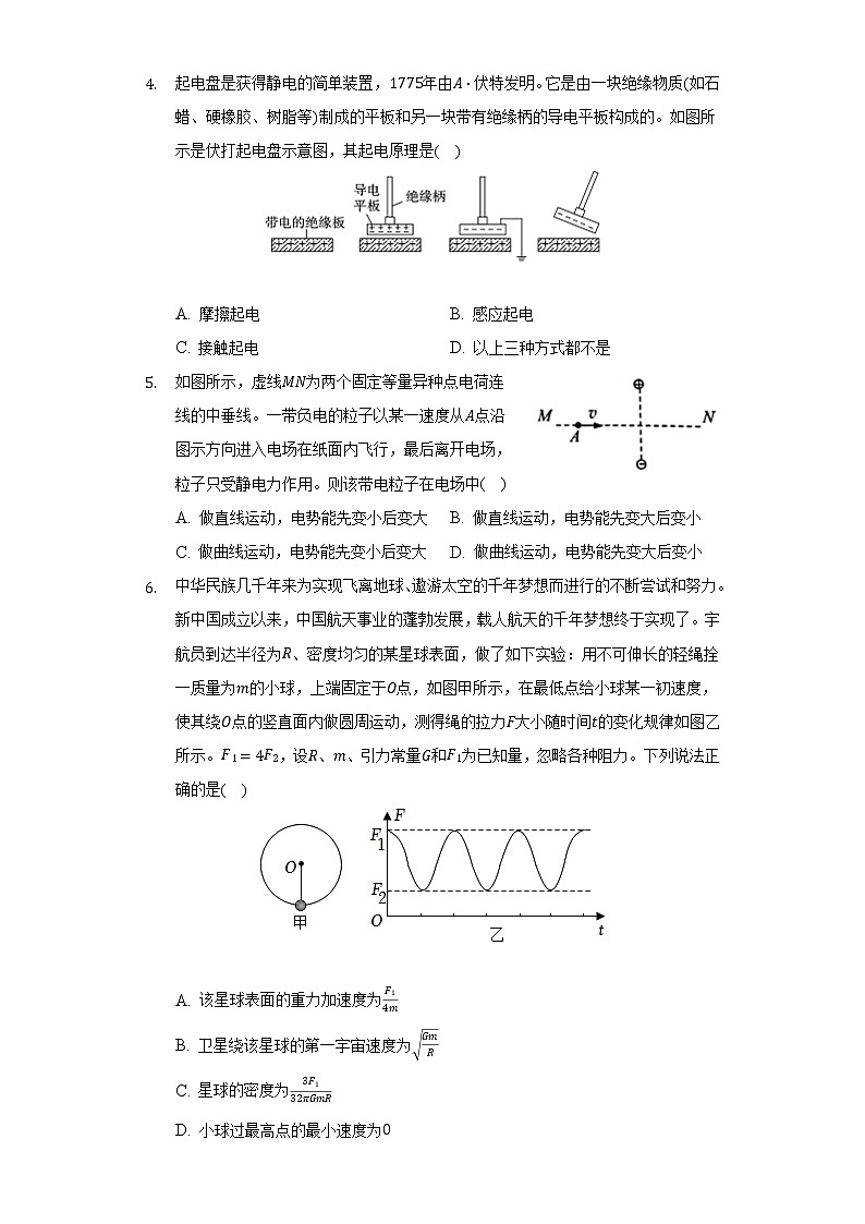 2021-2022学年河南省许昌市禹州市高一（下）期末物理试卷（含解析）02