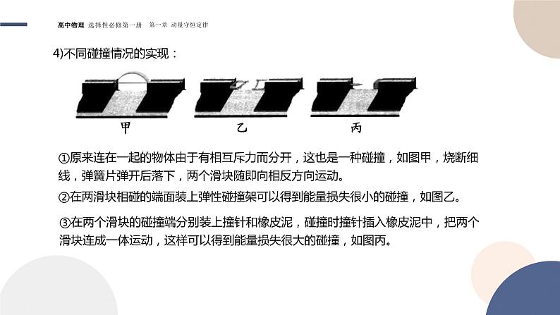 1.4实验：验证动量守恒定律课件高中  物理人教版（2019）选择性必修第一册06