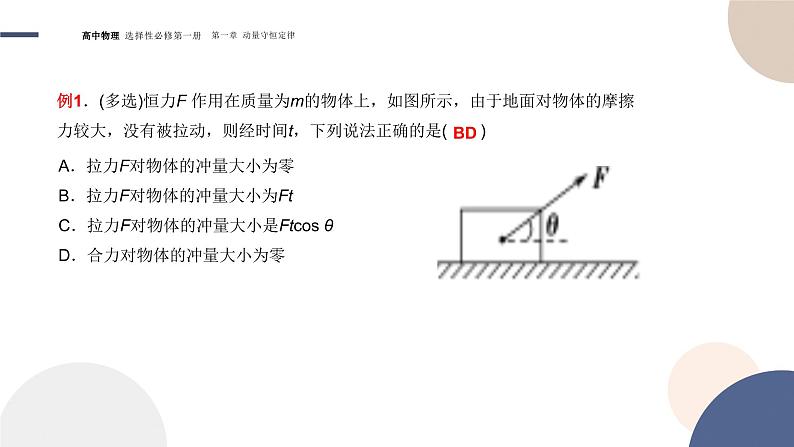 1.2动量定理课件  高中人教版（2019）选择性必修第一册第8页