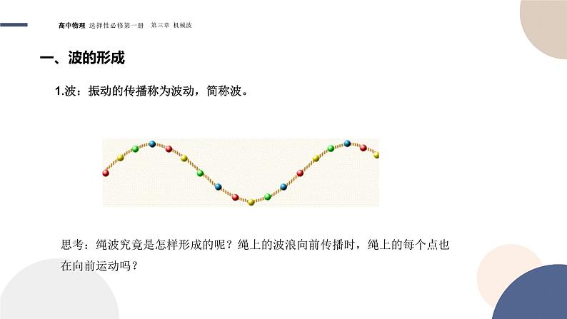 3.1波的形成+课件     高中物理人教版（2019）选择性必修第一册04