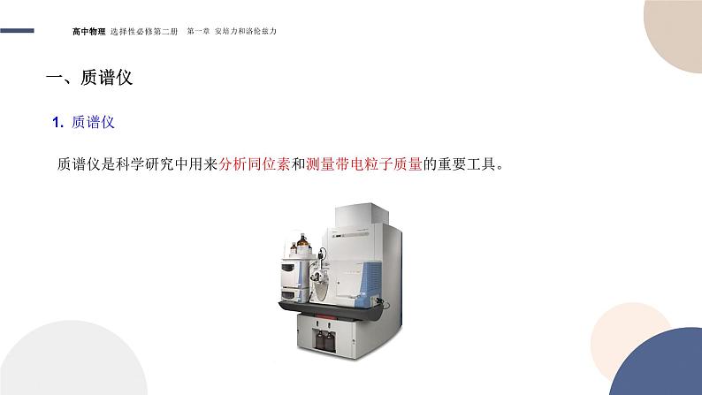 1.4质谱仪与回旋加速器+课件  高中物理人教版（2019）选择性必修第二册05