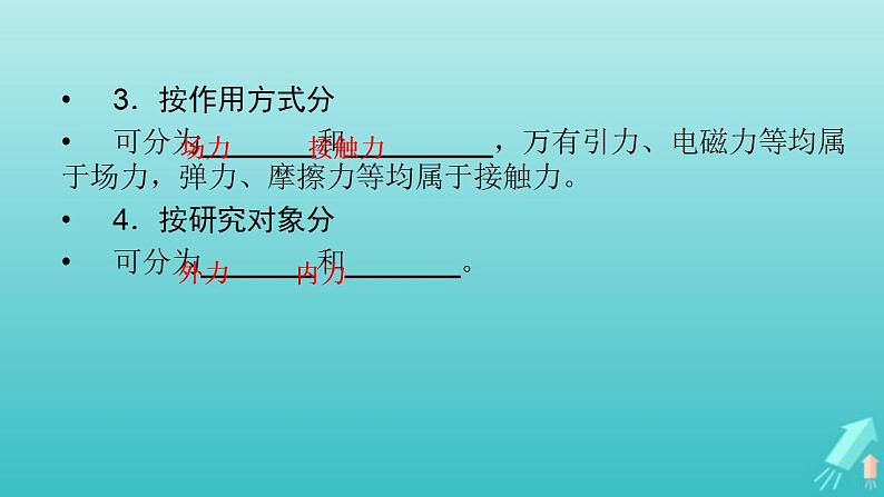 人教版高考物理一轮复习第2章相互作用第1讲重力弹力摩擦力课件第7页