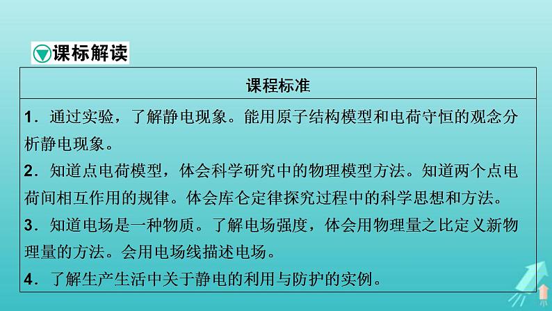 人教版高考物理一轮复习第7章静电场第1讲电场力的性质课件02