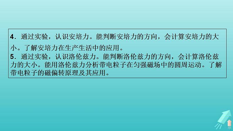 人教版高考物理一轮复习第9章磁场第1讲磁场及其对电流的作用课件第3页