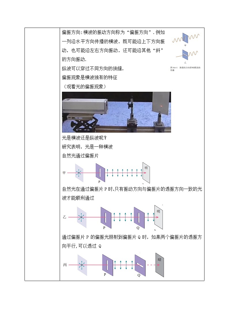 人教版（2019）高中物理选择性必修第一册 4.6《光的偏振 激光》课件PPT+教案+练习02