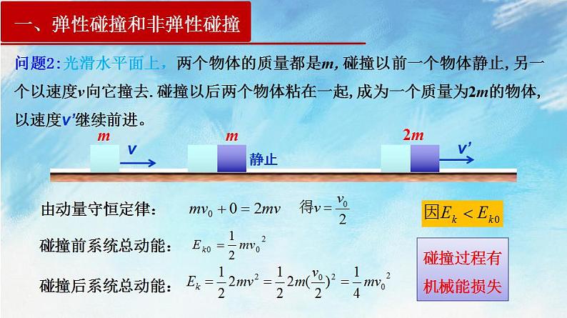 1.5 弹性碰撞和非弹性碰撞第6页