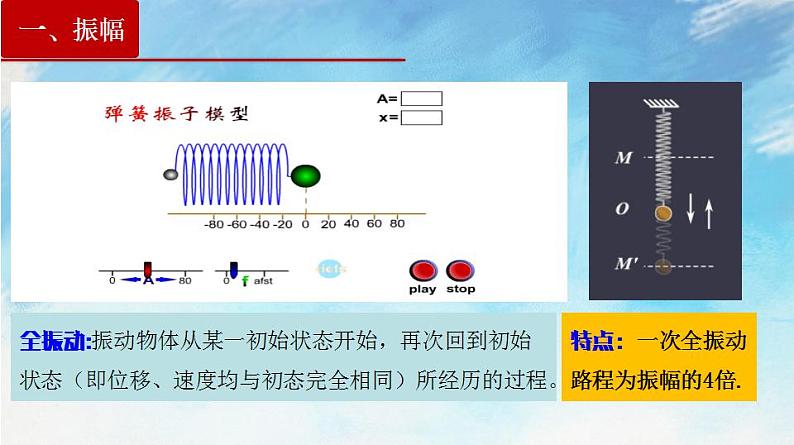 2.2 简谐运动的描述（课件）（含视频）高二物理（新教材人教版选择性必修第一册）06