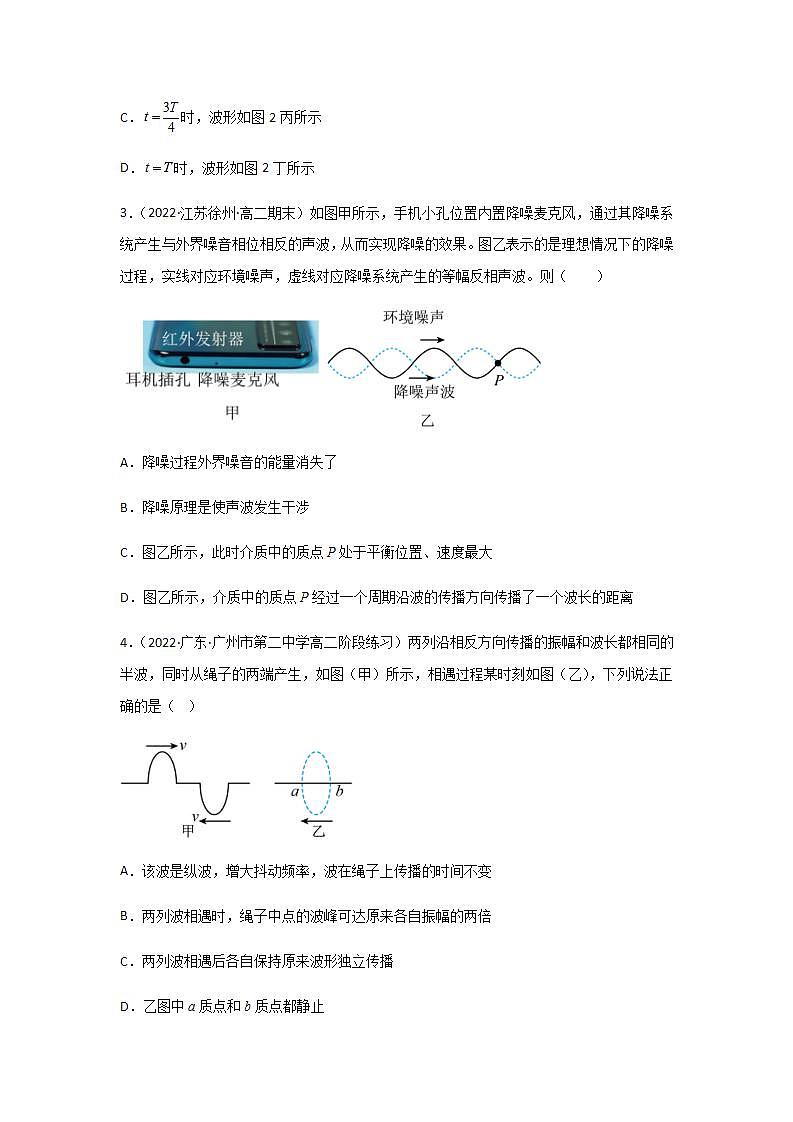 3.4波的干涉（精选练习）（原卷版）第2页