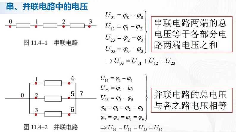 人教必修三物理11.4《串联电路和并联电路》课件04