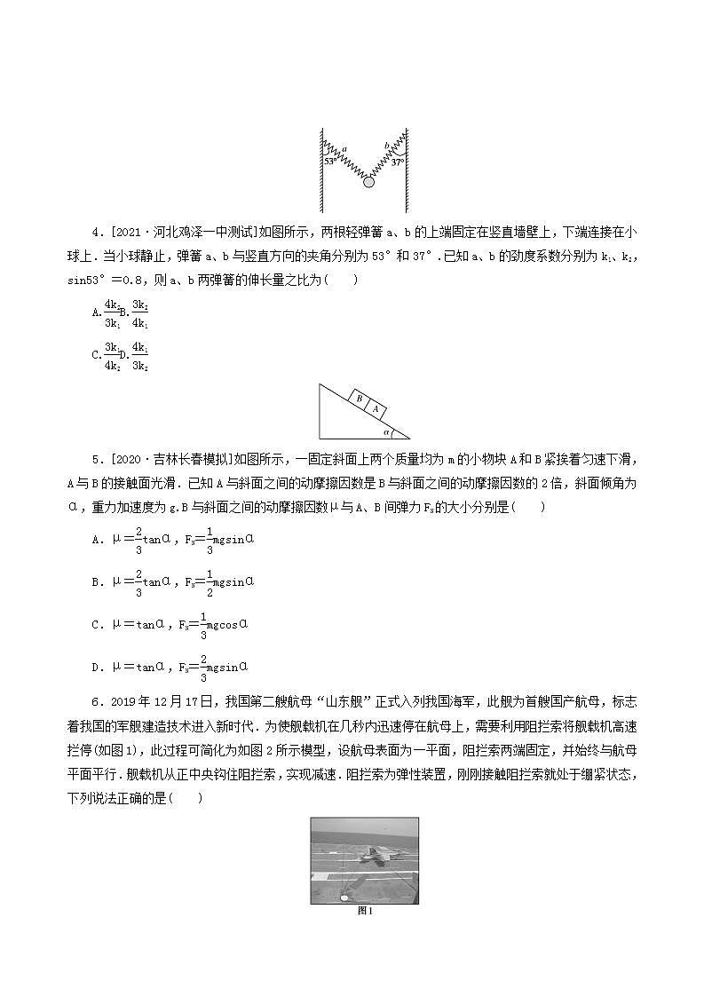 高考物理一轮复习单元检测卷2相互作用含答案第2页