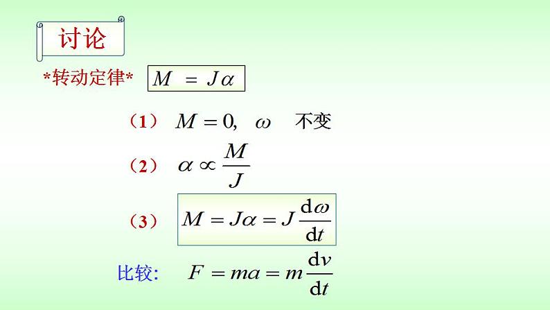 2021-2022学年高二物理竞赛课件：转动惯量和转动定律第5页