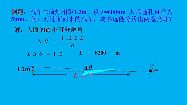 2021-2022学年高二物理竞赛课件：圆孔衍射 和光学仪器的分辨本领第6页