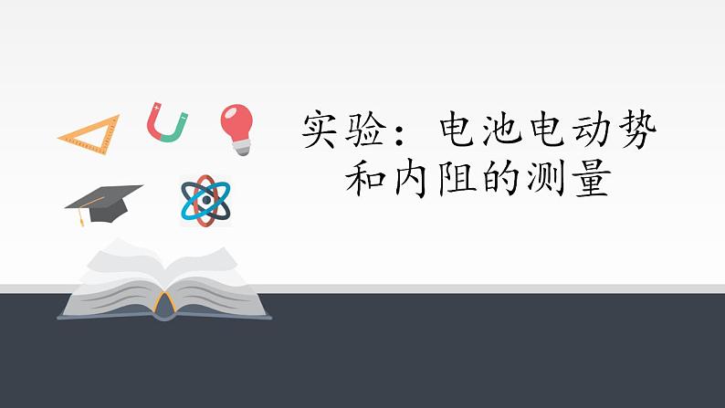 高中物理人教必修三12.3实验：电池电动势和内阻的测量课件(共21张)第1页