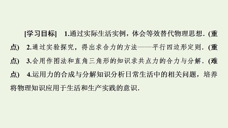 高中物理人教必修一《4 力的合成和分解》获奖说课课件.02