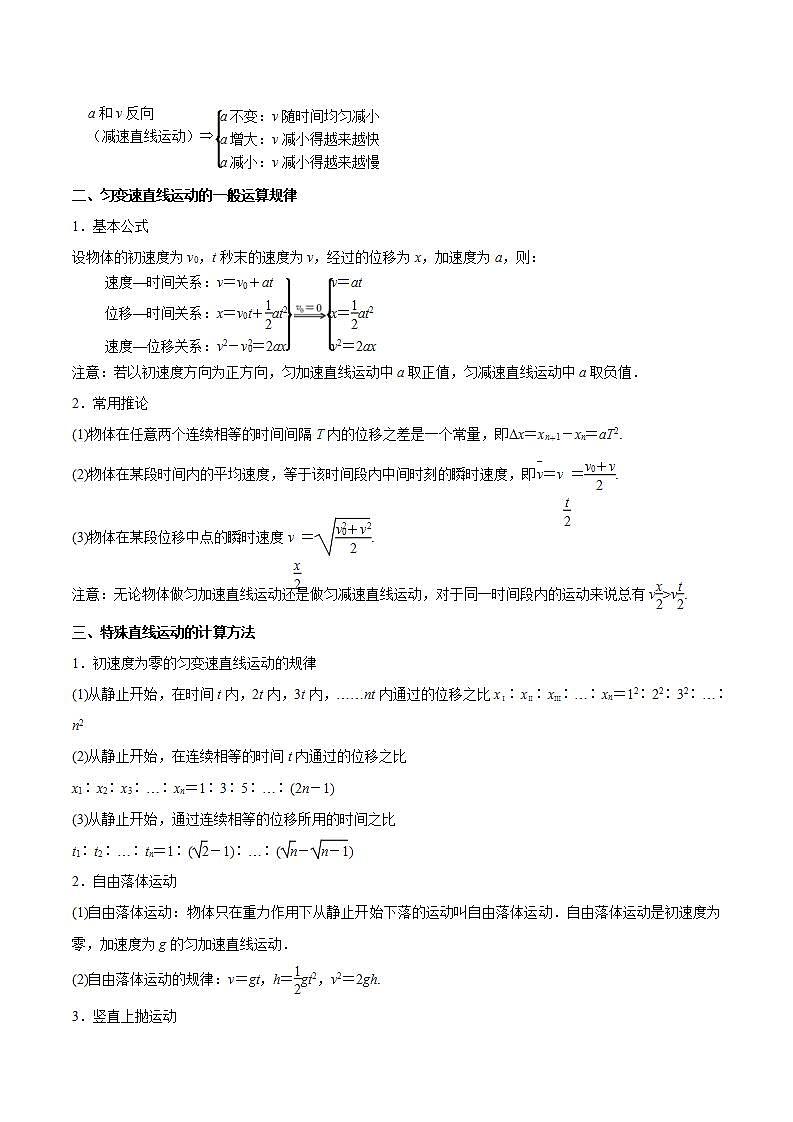 2020-2022近三年高考物理真题汇编（山东专用）专题01 直线运动+答案解析第3页