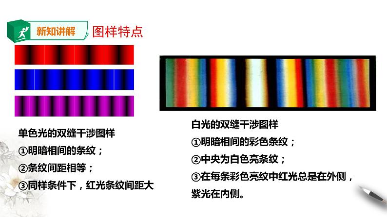 高中人教物理选择性必修一第4章第3节 光的干涉课件第8页