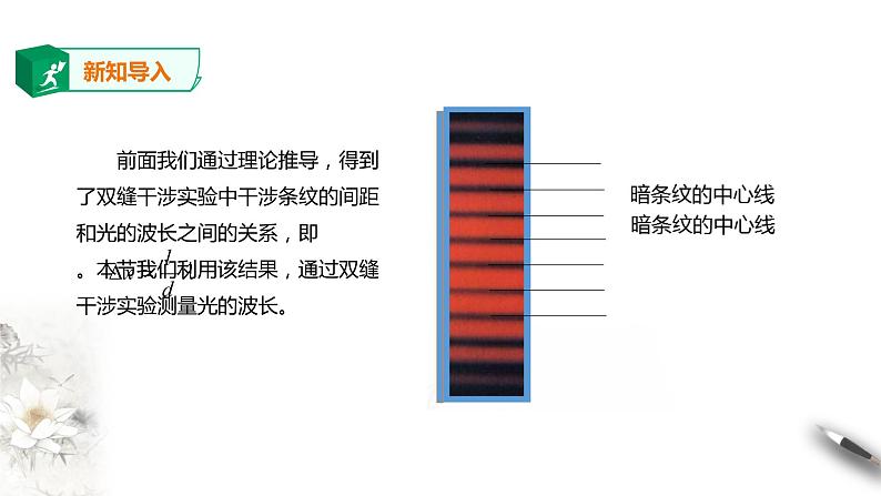 高中人教物理选择性必修一第4章第4节 实验：用双缝干涉测量光的波长课件02