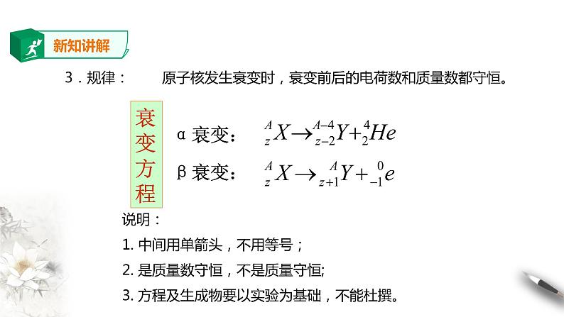 人教版高中物理选择性必修三  第5章第2节放射性元素的衰变课件第5页