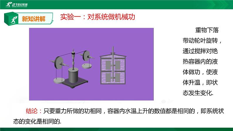 人教版高中物理选择性必修三  第3章第1节功、热和内能的改变课件第5页