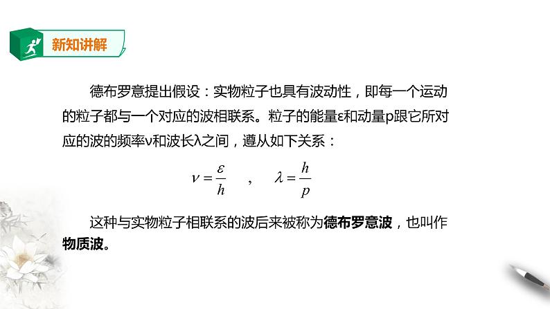 人教版高中物理选择性必修三  第4章第5节粒子的波动性和量子力学的建立课件第7页