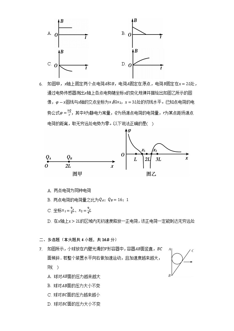 2021-2022学年安徽省宣城市高二（下）期末物理试卷（含解析）03