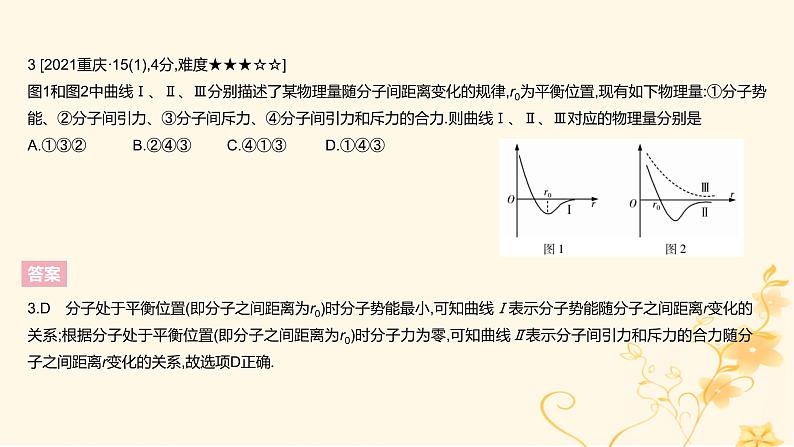 高考物理二轮复习精练专题十五热学课件05