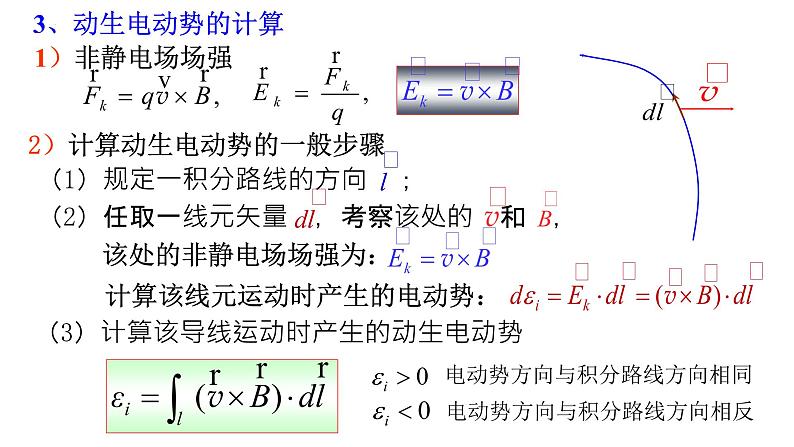 2021-2022学年高二物理竞赛课件：动生电动势和感生电动势04