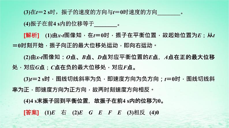 2022秋新教材高中物理第二章机械振动章末小结与素养评价课件粤教版选择性必修第一册04