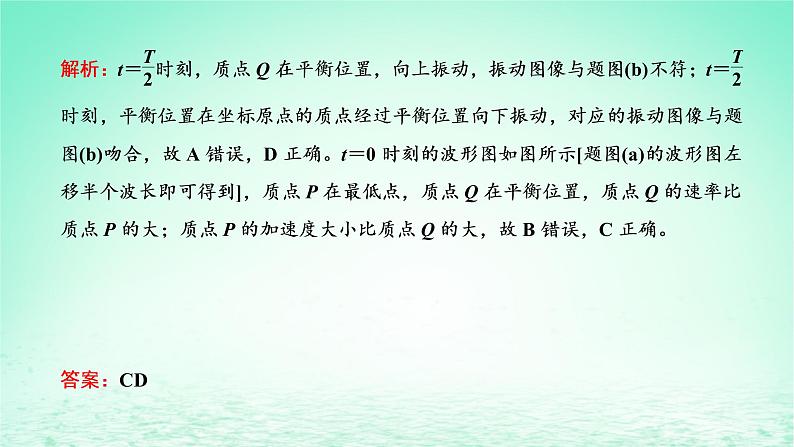 2022秋新教材高中物理第三章机械波习题课二波传播的两类常见问题课件粤教版选择性必修第一册08