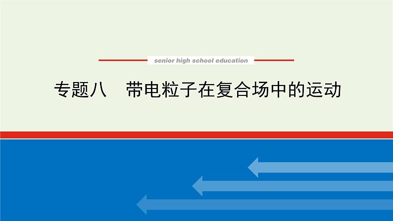 高考物理一轮复习专题8带电粒子在复合场中的运动课件01