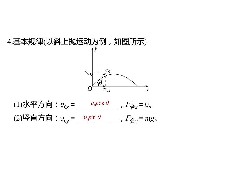 2022届高考物理一轮复习 第16讲 抛体运动的规律 课件第6页